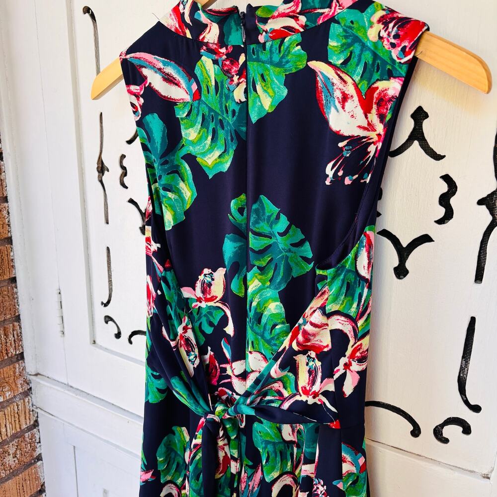 Tahari by Arthur S. Levine sleeveless tropical resort dress-size 6 - Picture 4 of 9